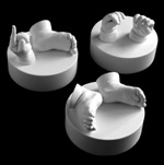 Turn Baby Castings Hands and Feet in to Sculpture and Art