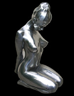 Erotic Pewter Sculpture