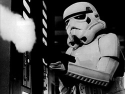 Ken Clarke helped to make the Stormtrooper outfits for Star Wars